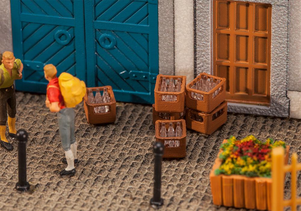 Faller 180334   H0  Lot de caisses à boissons 