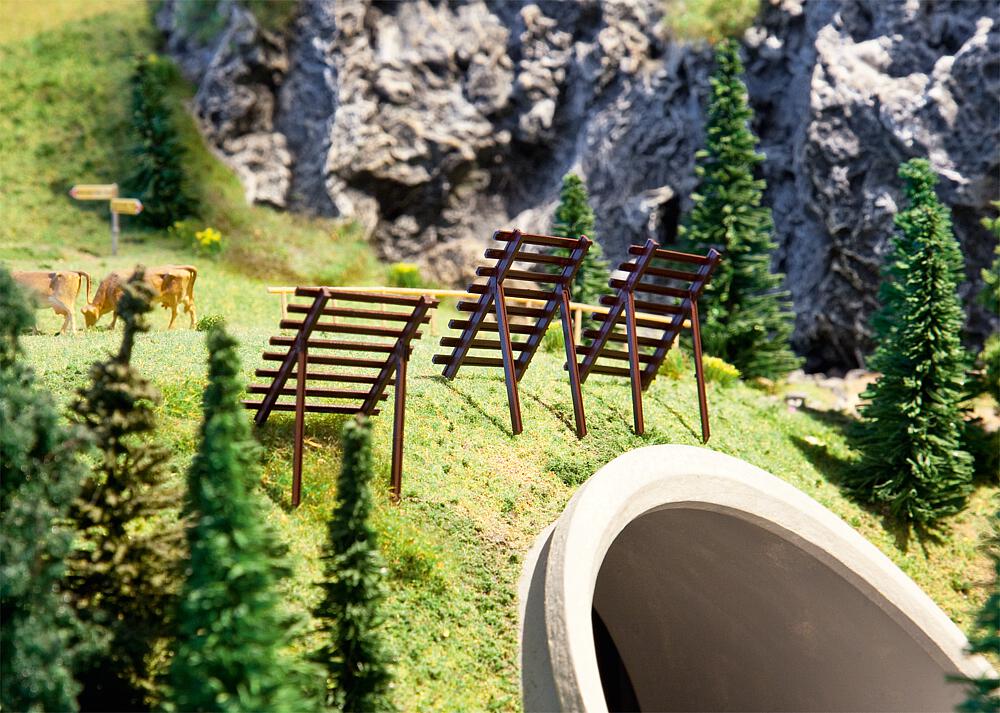 Faller 180436   H0  Construction contre les avalanches 31 x 24 x 36 mm (10 x)