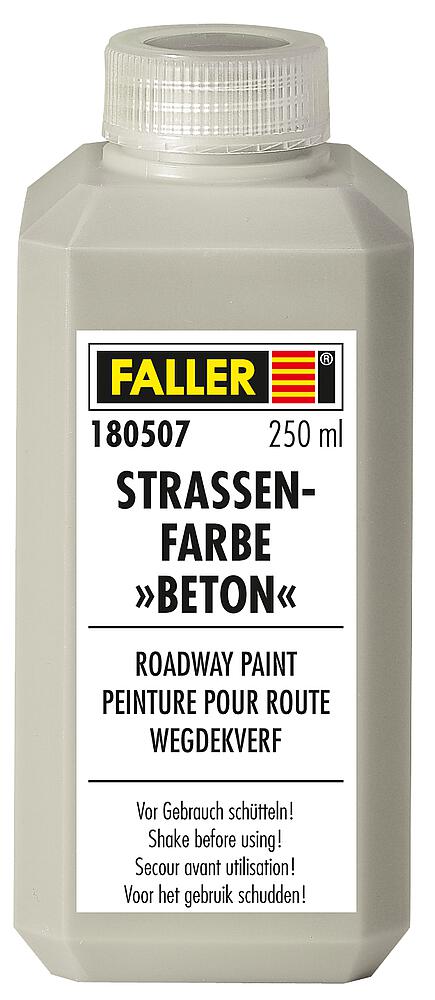 Faller 180507   H0, TT, N, Z  Peinture pour route Béton, 250 ml 