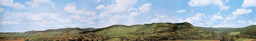 Faller 180515   H0, TT, N  Arrière-plan du modèle Löwenstein/Württemberg 2900 x 450 mm