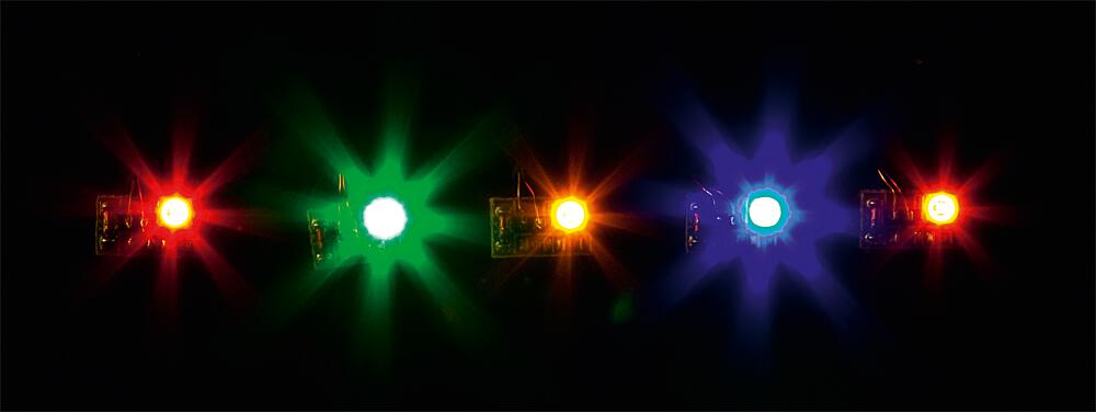 Faller 180652   H0, TT, N, Z  5 LED, en clouleurs differents 