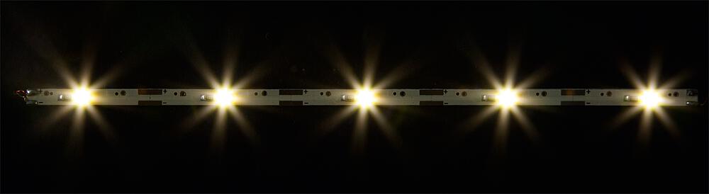 Faller 180654   H0, TT, N, Z  2 Rampes d’éclairage à LED, blanc chaud chacune, chaque 180 mm 