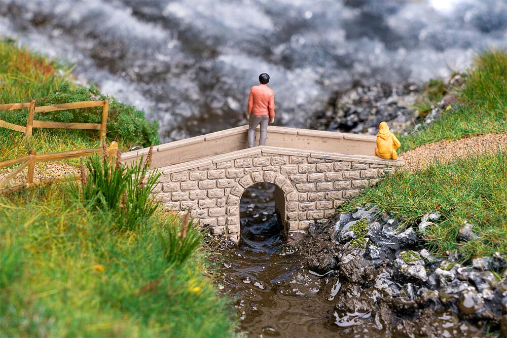 Faller 180866   H0  Petit pont en pierre 72 x 18 x 25 mm