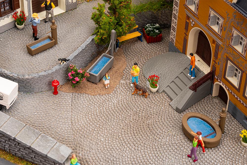 Faller 180875   H0  3 Fontaines de village 