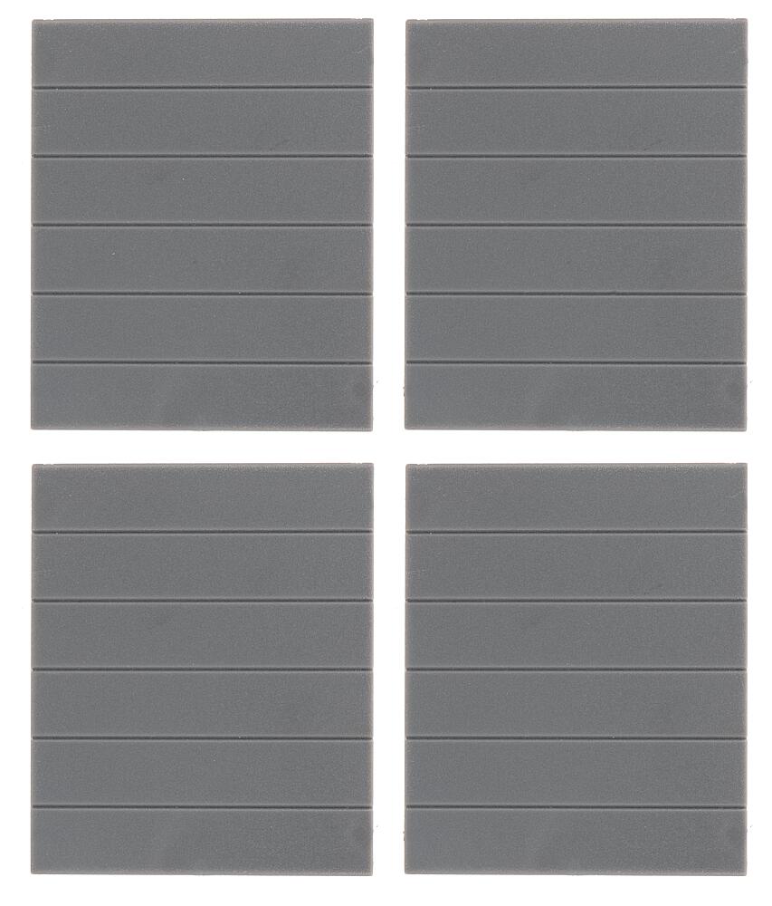 Faller 180880   H0  4 Parties de mur fermées, Goldbeck 50 x 60 x 2,5 mm (4 x)