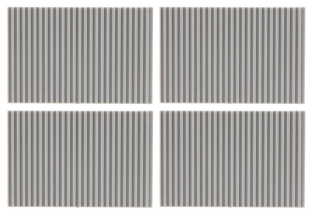 Faller 180887   H0  4 Éléments de toit, Goldbeck 50 x 74,5 x 3 mm (4 x)