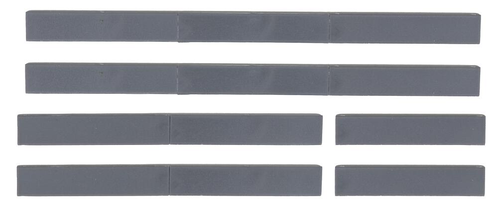 Faller 180892   H0  Éléments de mur étroits, Goldbeck 50 x 10 x 2,5 mm (2 x), 100 x 10 x 2,5 mm (2 x), 150 x 10 x 2,5 mm (2 x)