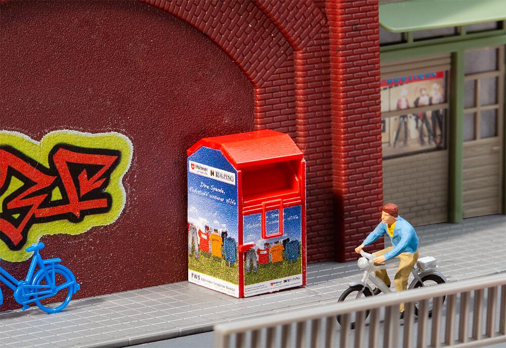 Faller 180985   H0  Conteneur à vêtements usagés 