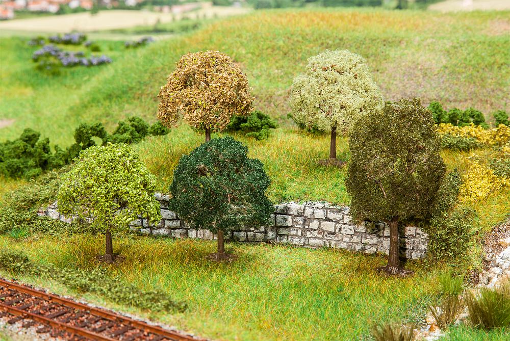 Faller 181172   TT, N  5 Arbres PREMIUM, petits, assortis 