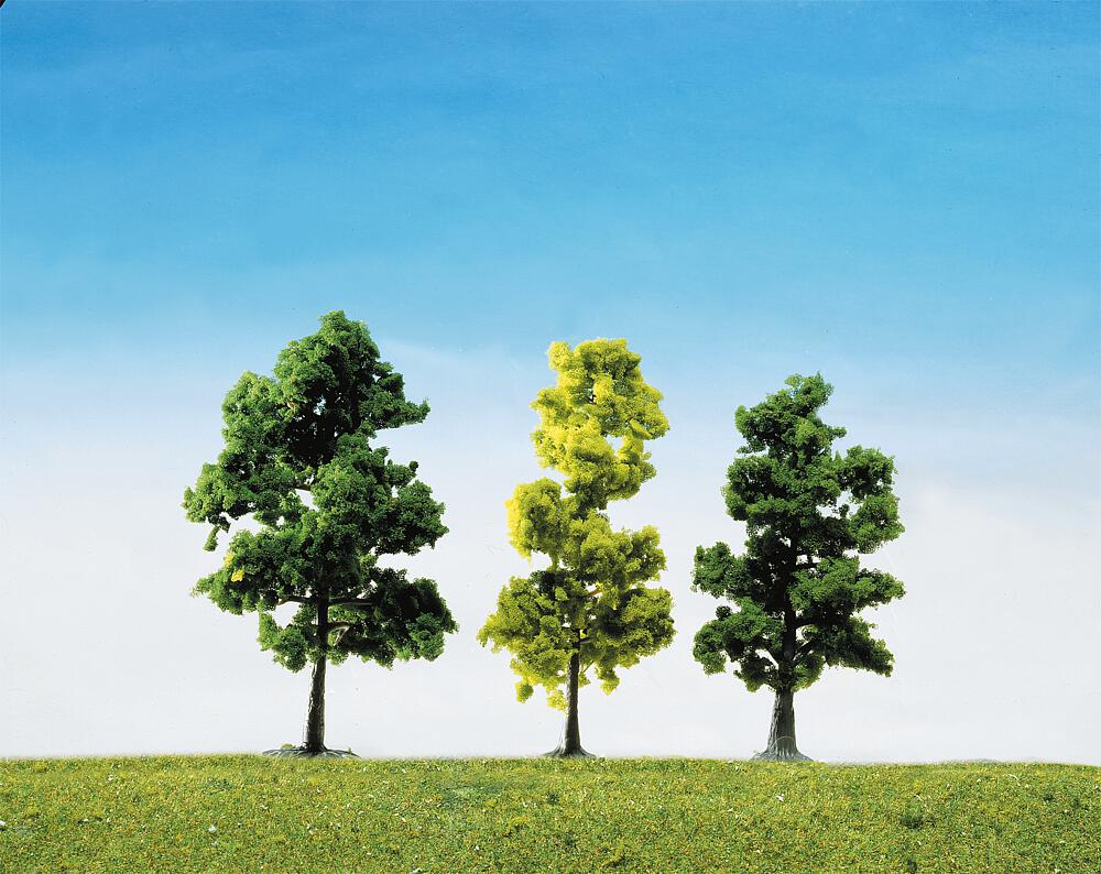 Faller 181497   H0  15 Arbres de forêt mixte, assortis 