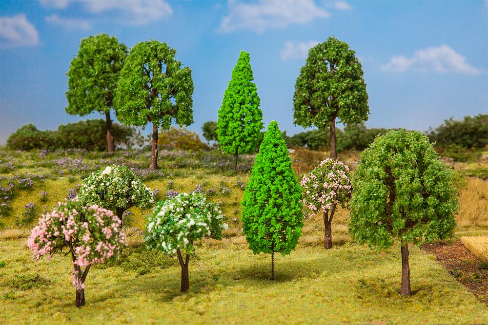 Faller 181526   H0, TT, N  10 Feuillus, assortis 