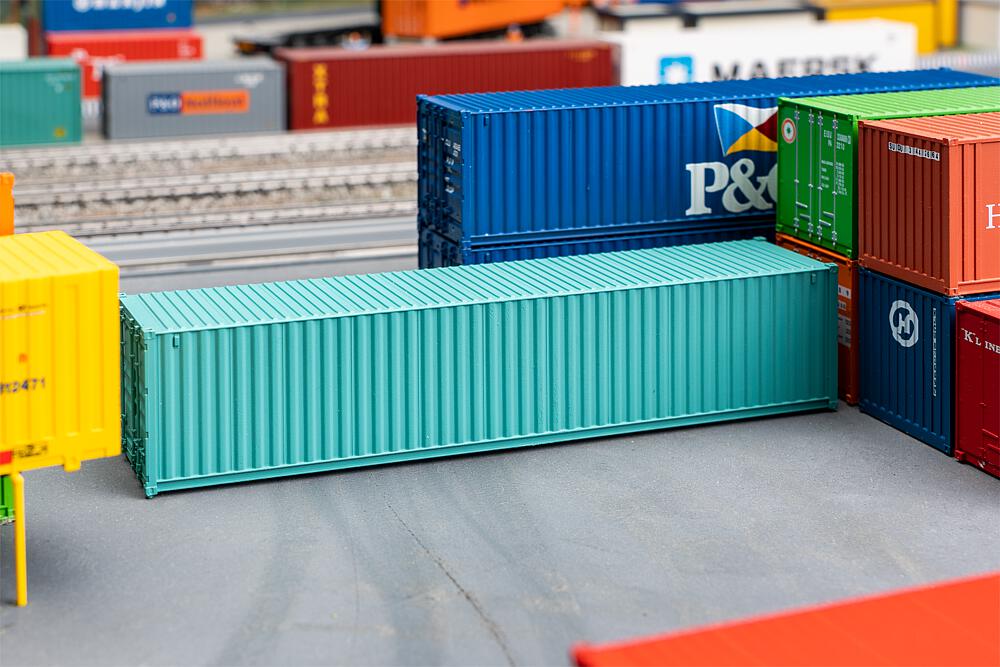 Faller 182103   H0  40' Conteneur, vert 140 x 28 x 30 mm