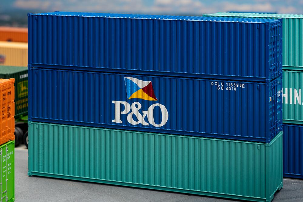 Faller 182104   H0  40' Conteneur P&O 140 x 28 x 30 mm