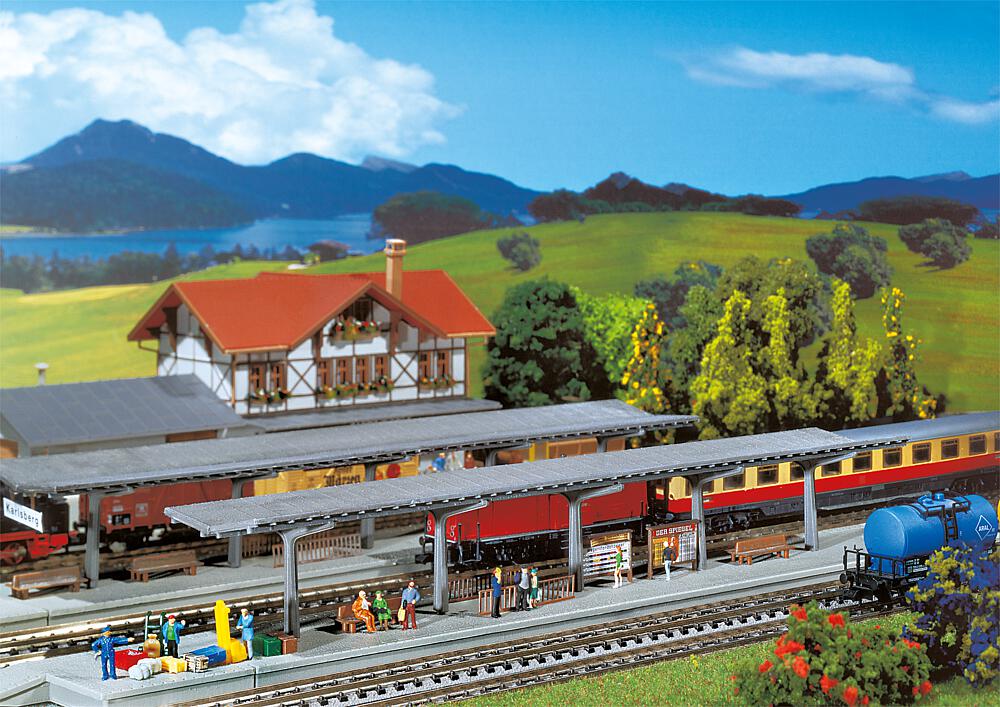 Faller 222126   N  2 Quais 363 x 40 x 37 mm (2 x)