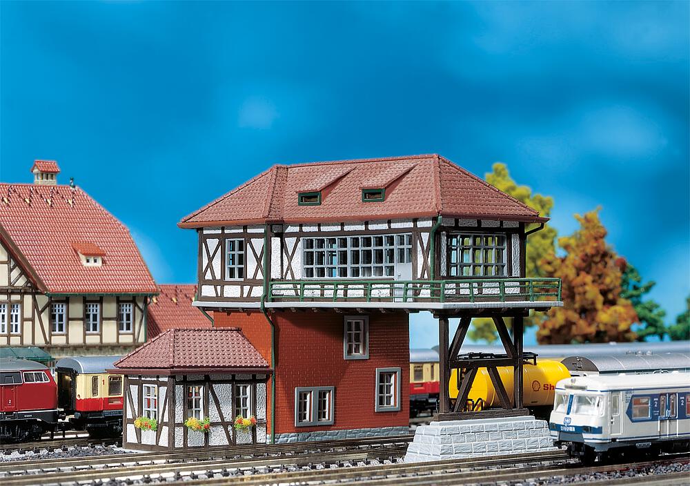 Faller 222159   N  Poste d’aiguillage 123 x 110 x 94 mm