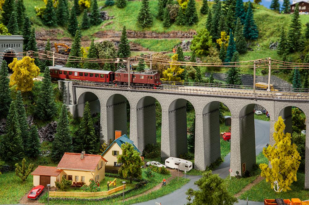 Faller 222599   N  Coffret Viaduc, 2 voies, rectiligne 386 x 85 x 136 mm
