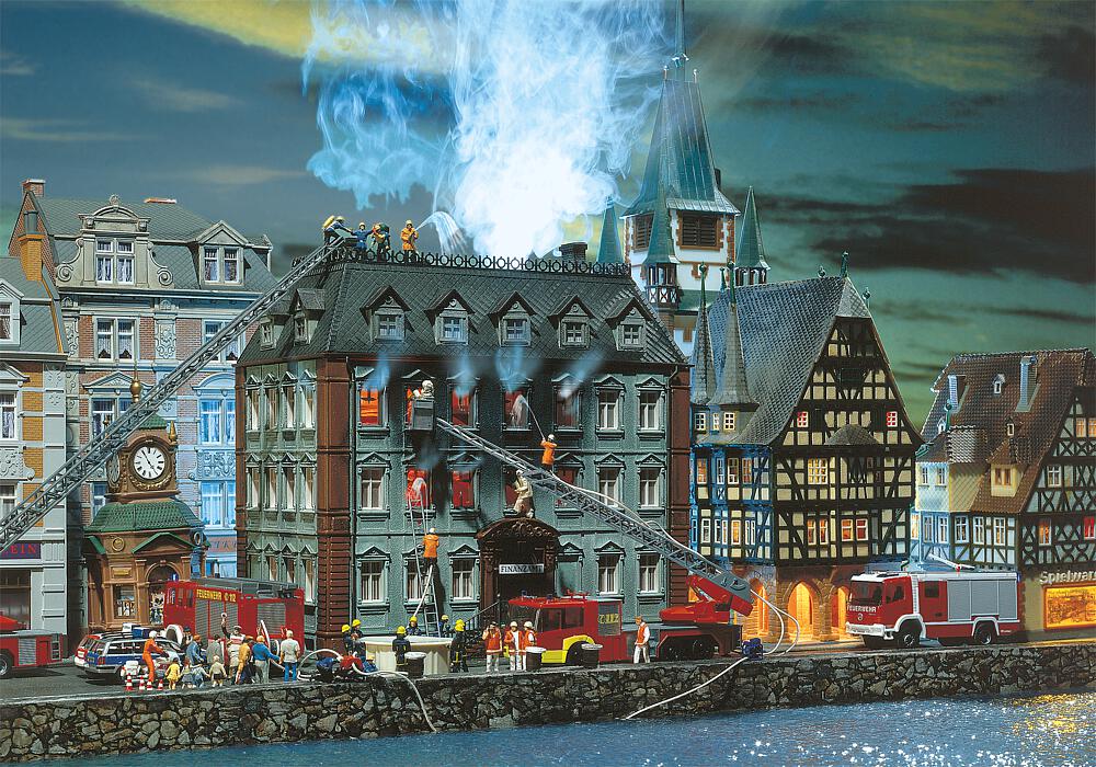 Faller 231721   N  Bureau des impôts en feu 101 x 67 x 100 mm