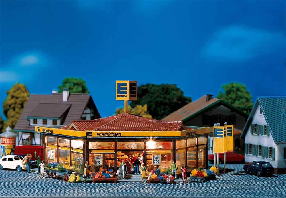 Faller 232205   N  Supermarché Edeka Friedrichsen 120 x 113 x 58 mm