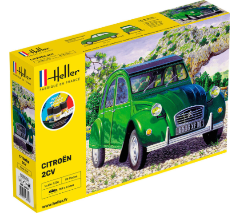 Heller 56765 STARTER KIT CITROEN 2 CV 1/24