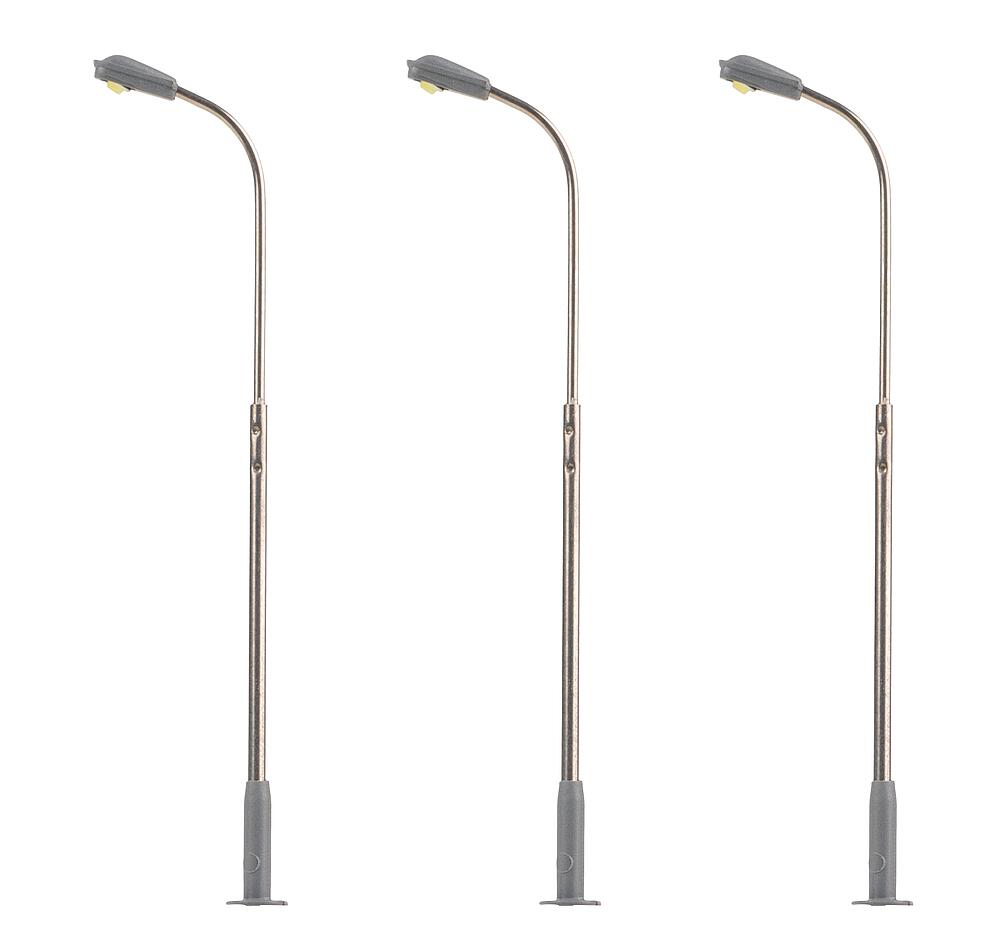 Faller 272120   N  Éclairages publics LED, lampadaires, froid blanc, 3 pièces 