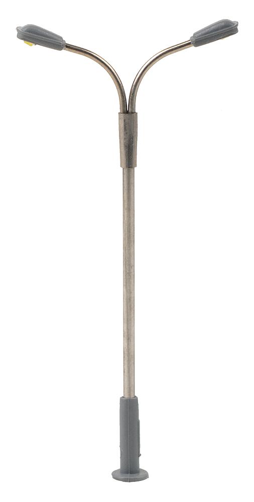 [Faller 272221  ] Faller 272221   N  Éclairage public LED, lampadaire, deux bras, froid blanc 