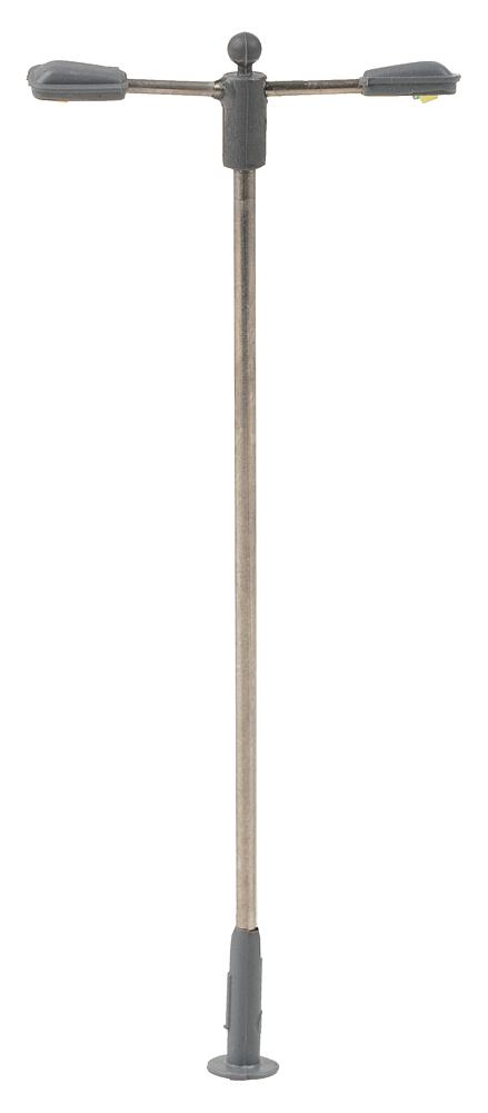 Faller 272223   N  Éclairage public LED, lampe en prolongement, deux bras, froid blanc 