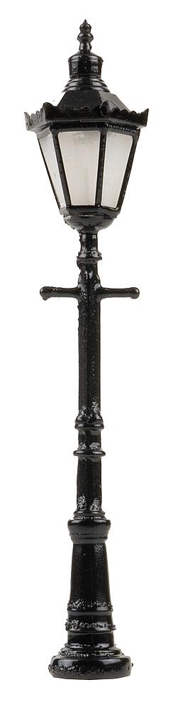 Faller 272228   N  Réverbère de parc LED, lanterne hexagonale à couronne, blanch chaud 