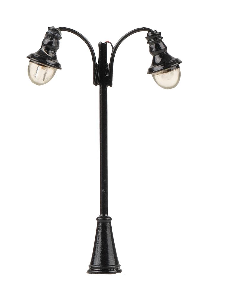 Faller 272230   N  Réverbère LED, lampes cintrées, blanch chaud 