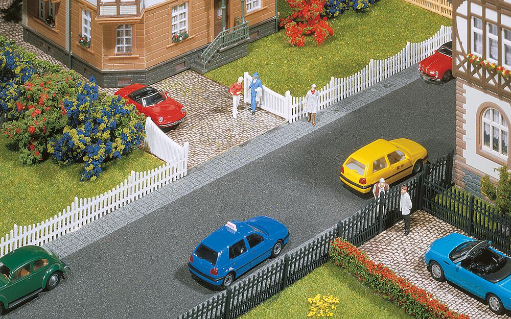 Faller 272406   N  Clôture de jardin avec porte, 540 mm 