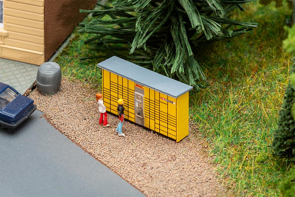 Faller 272921   N  2 Stations d'emballage DHL 26 x 7 x 15 mm (2 x)