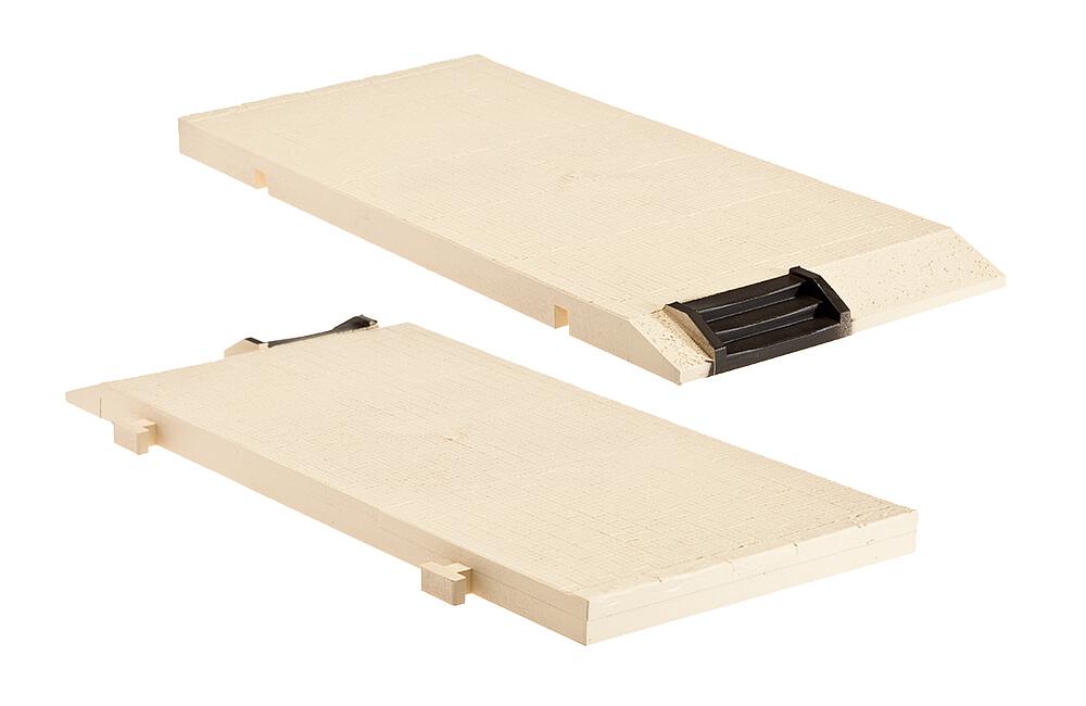 POLA 330904   G  Set de plaques de base pour gare 430 x 195 x 20 mm