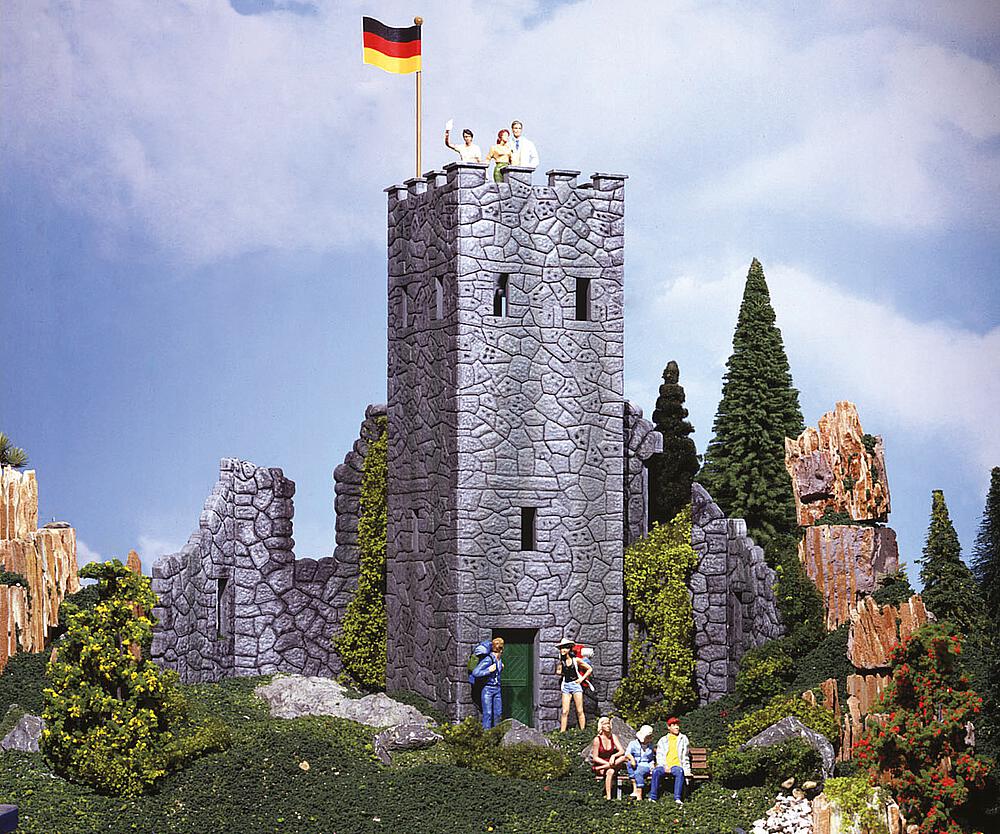 POLA 331020   G  Ruine de château 150 x 150 x 650 mm