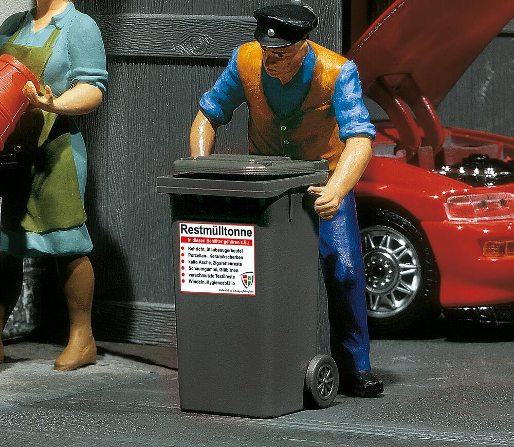 POLA 333205   G  2 Containers à déchets, gris 