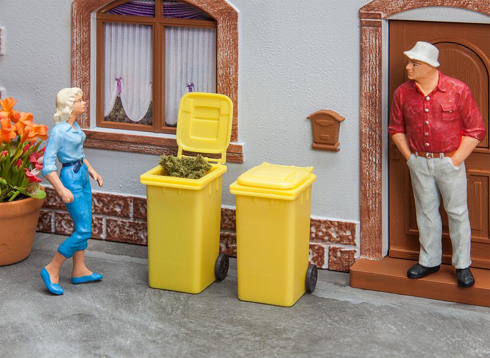 POLA 333225   G  2 Containers à déchets, jaune 