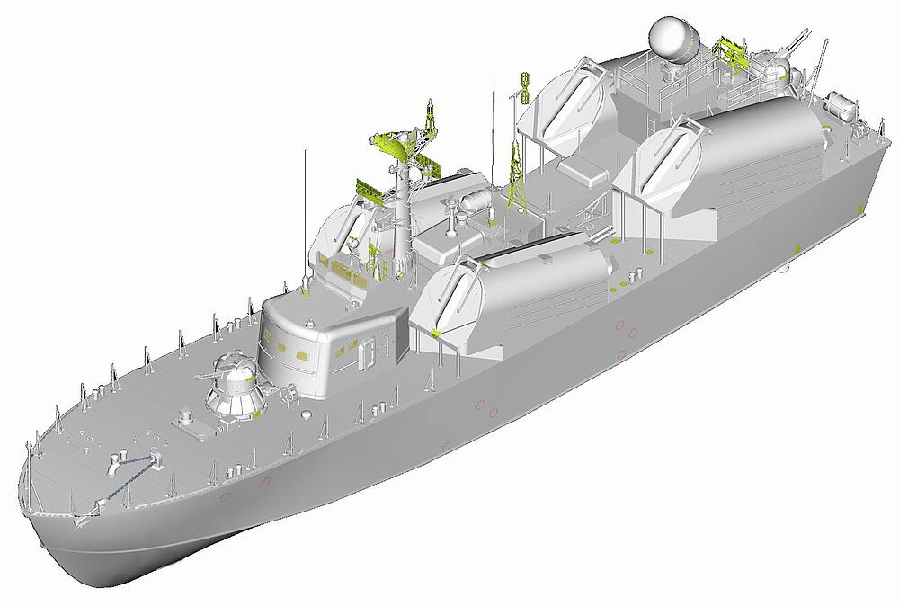 [I LOVE KITS 67201  ] I LOVE KITS 67201  1/72 Bateau rapide de missiles russe de classe OSA 