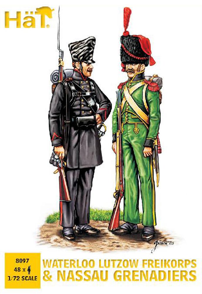 HAET 8097  1/72 Corps franc de Lützow / Grenadiers de Nassau 