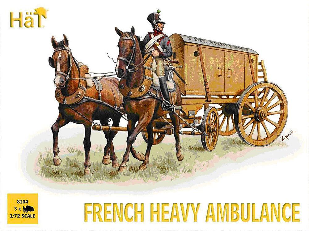 HAET 8104  1/72 Ambulances lourdes françaises 