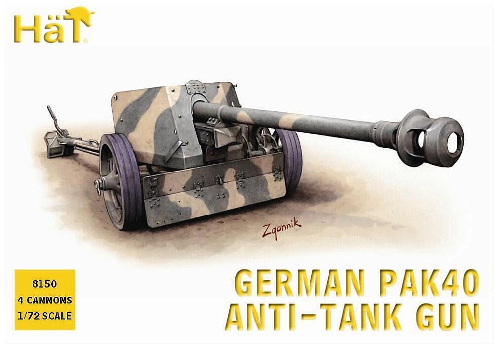 HAET 8150  1/72 PAK 40 allemand 