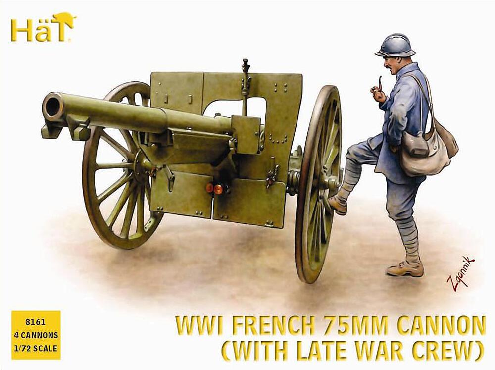 HAET 8161  1/72 Artillerie française avec canon de 7,5 cm 