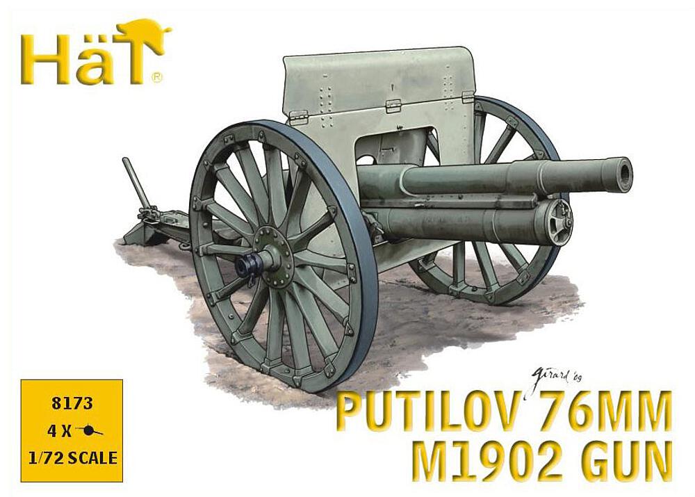 HAET 8173  1/72 Pièce d'artillerie Putilov M1902 