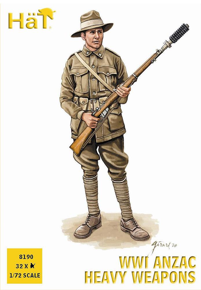 HAET 8190  1/72 WWI ANZAC armes lourdes 