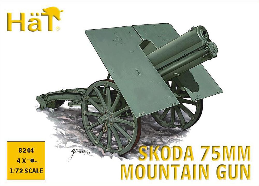HAET 8244  1/72 Canon de montagne autrichien 75 mm Skoda 