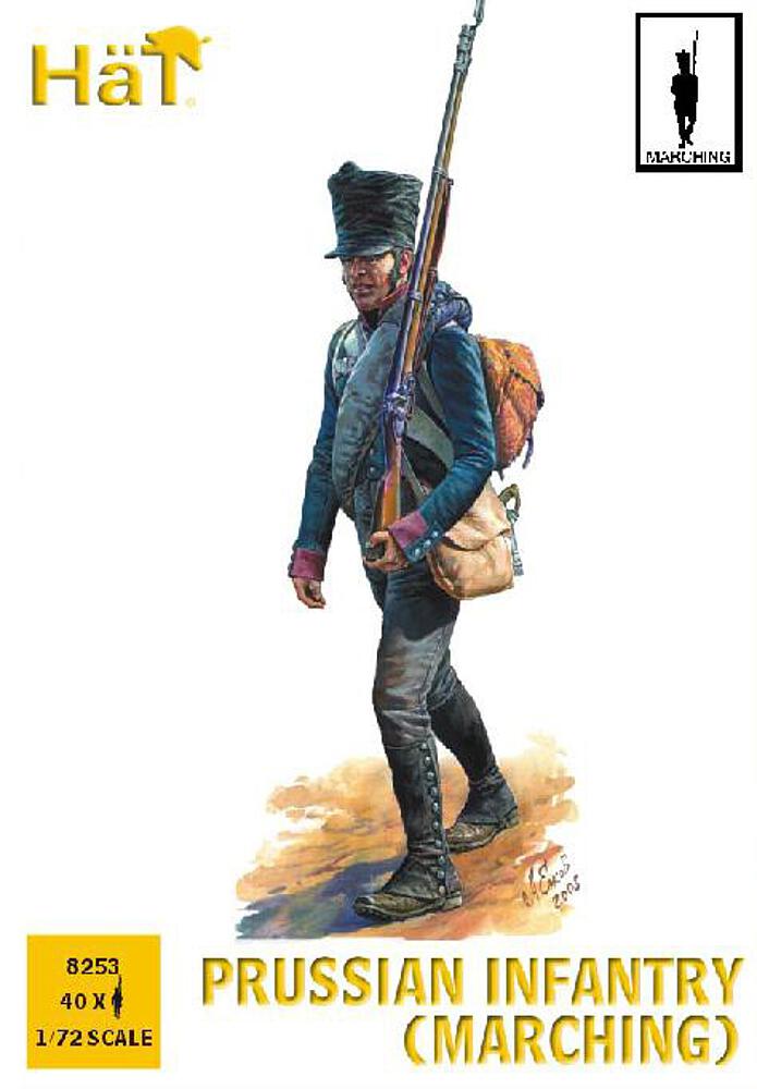 HAET 8253  1/72 Infanterie prussienne, en marche 