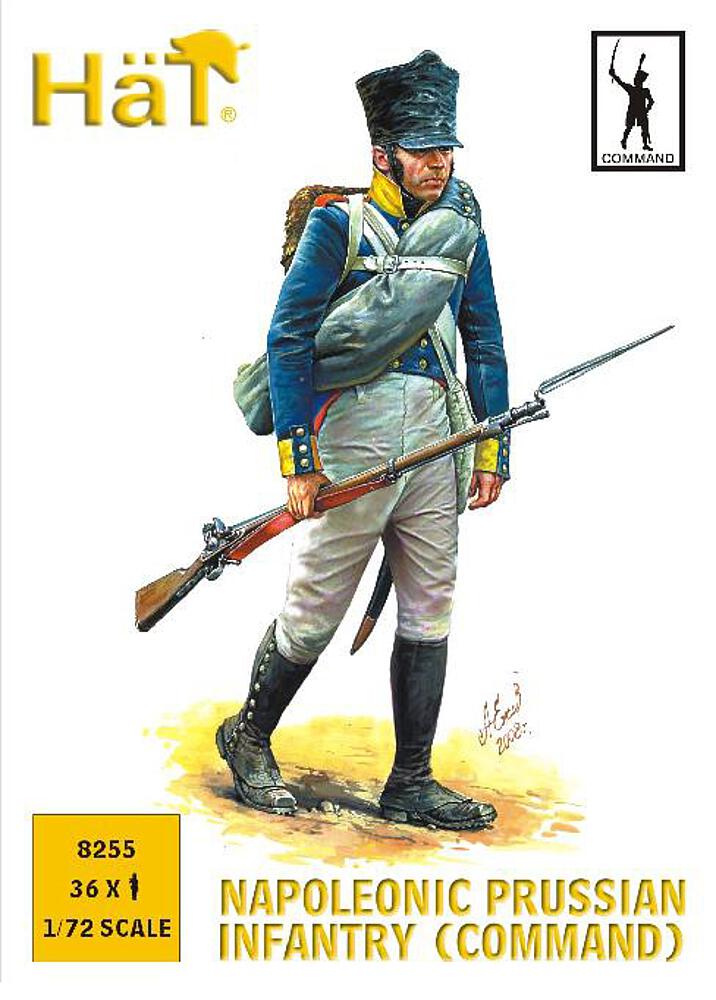 HAET 8255  1/72 Infanterie prussienne, commandement 