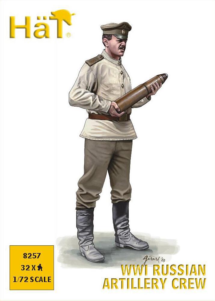 HAET 8257  1/72 WWI Équipe d'artillerie russe 
