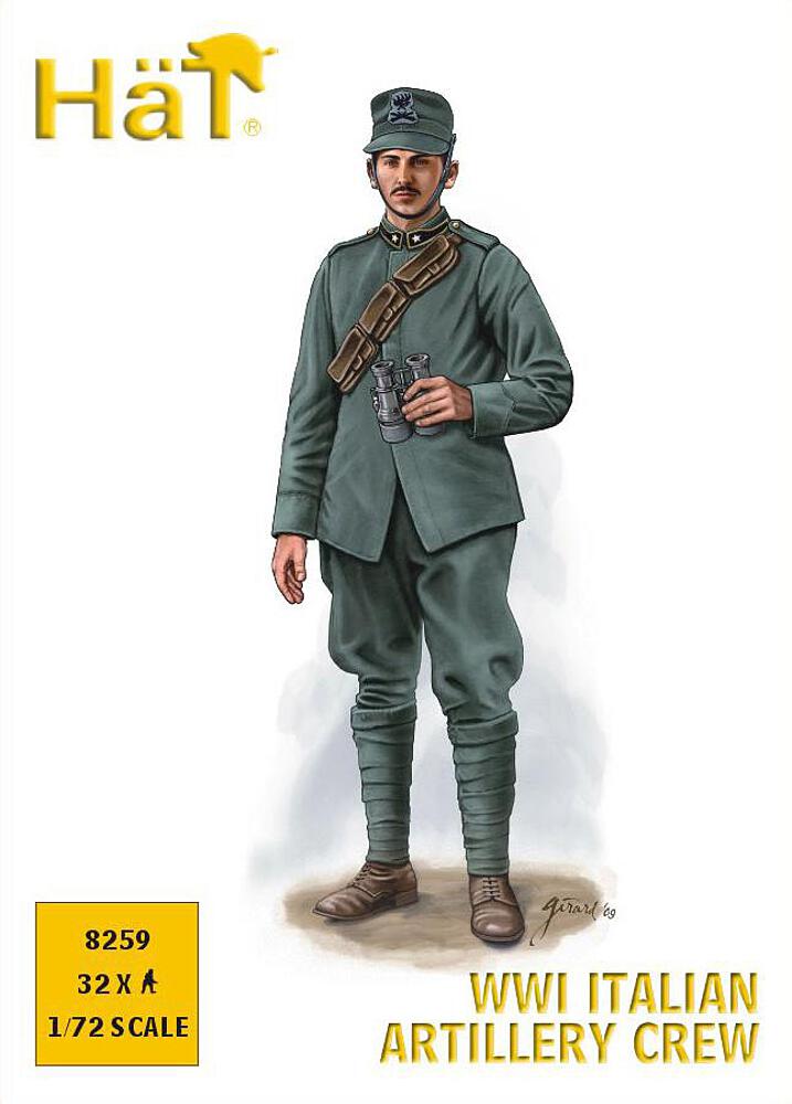 HAET 8259  1/72 WWI Équipe d'artillerie italienne 