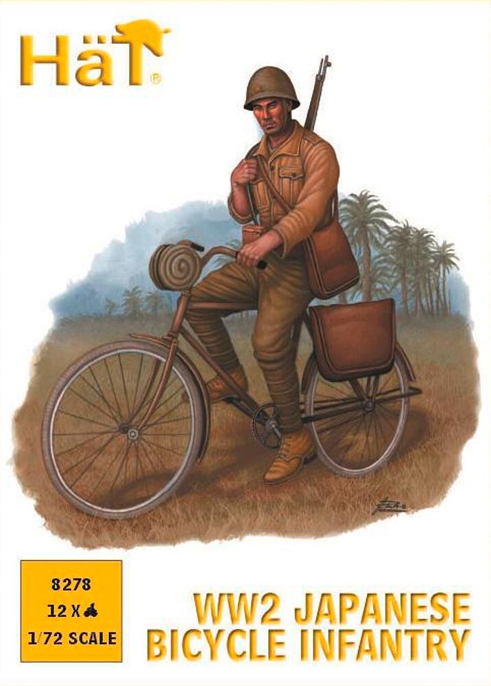 HAET 8278  1/72 WWII Infanterie japonaise à vélo 