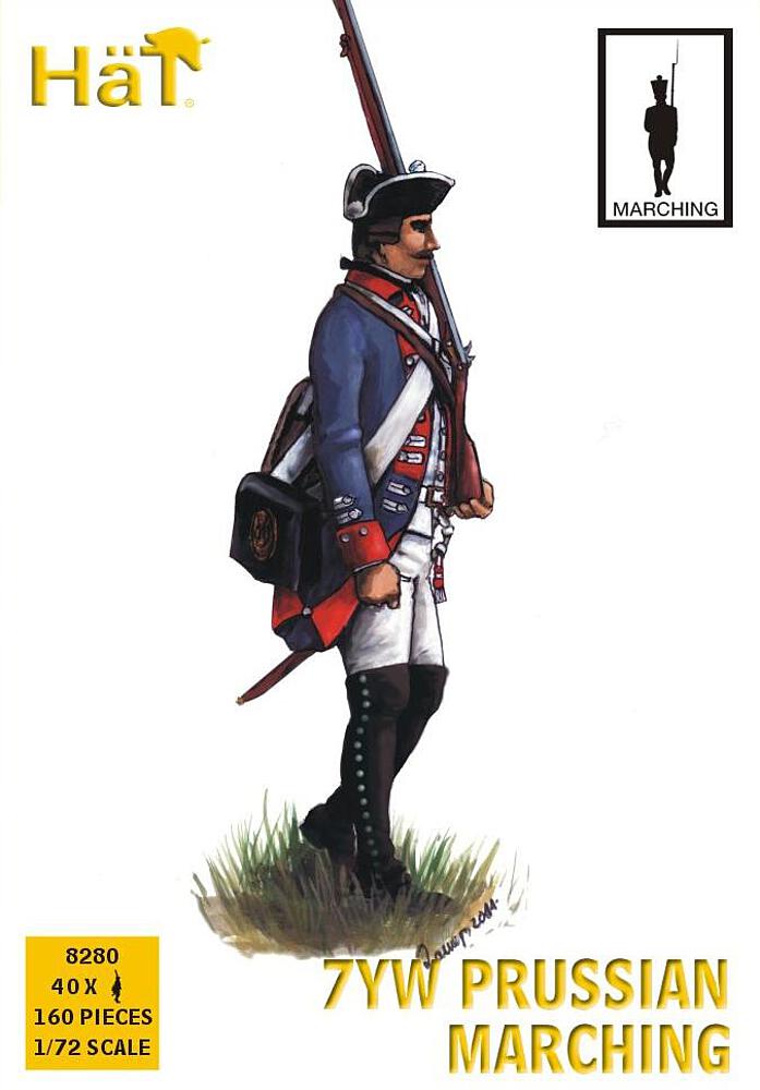 HAET 8280  1/72 Infanterie prussienne, en marche 