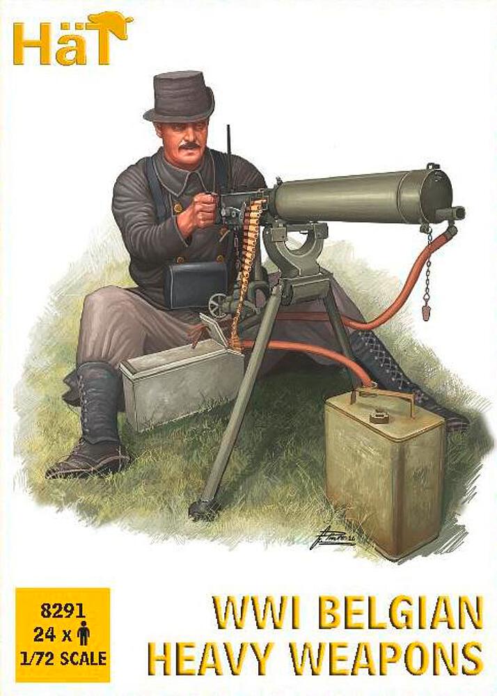HAET 8291  1/72 WWI Armes lourdes belges 