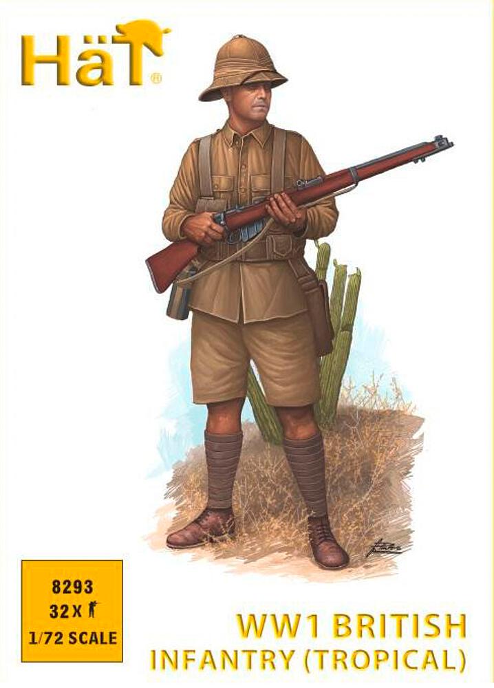 HAET 8293  1/72 WWI Infanterie britannique,Tropiques 